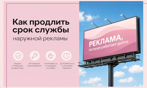 Как продлить срок службы наружной рекламы в Волжском