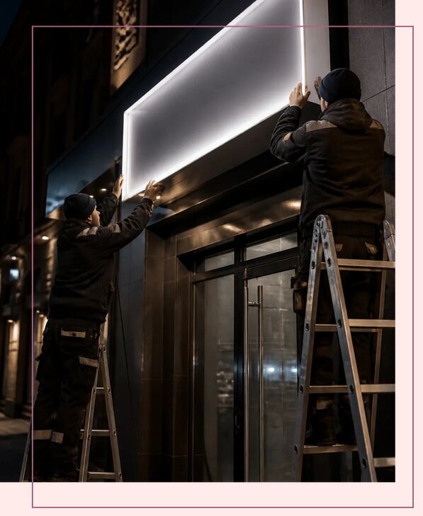 Изготовление вывесок с подсветкой в Волжском от 15195 р. | Аванза-Влж