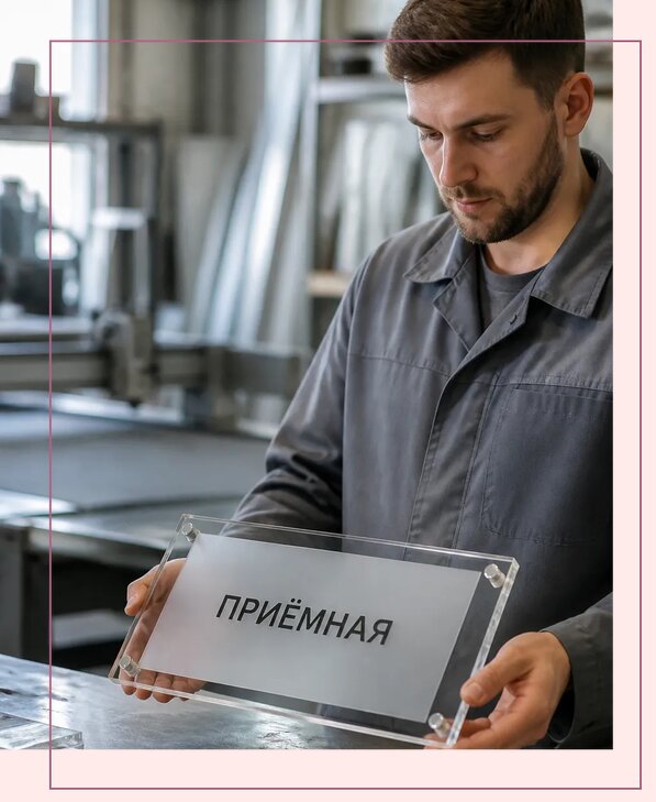 Таблички из оргстекла на заказ в Волжском от 3951 р. | Аванза-Влж